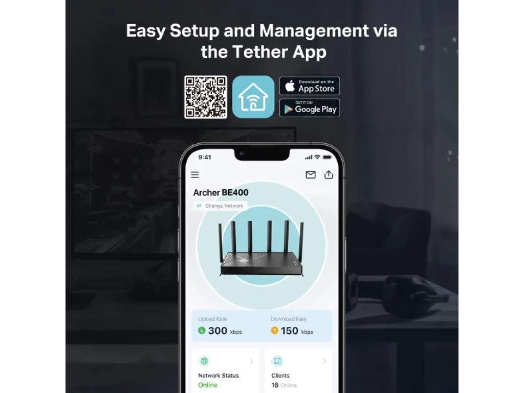 Bežicni ruter TP-LINK Archer BE400 WiFi7 Slika 6